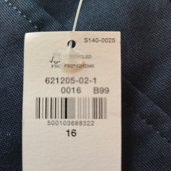 Old Navy dar l blue shorts size 16 - Picture 7 of 7